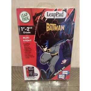 LEAP PAD LEAP FROG BATMAN INTERACTIVE BOOK & CARTRIDGE B